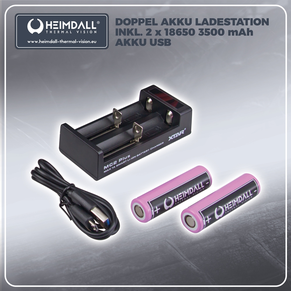 AKKU 18650 / 3400 mAh DOPPEL-PACK Art.Nr.202115